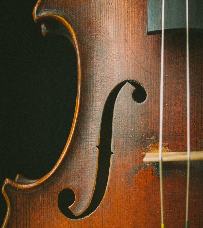 Violino em madeira